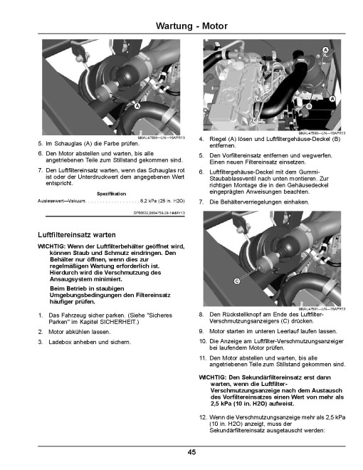 John Deere TH 6x4 Diesel Gator Utility Vehicles (SN: 150001 - 160000) (Export Edition) Operators Manual (OMUC21289)