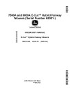John Deere 7500A and 8000A E-Cut Hybrid Fairway Mowers (SN: 065001 - 070000) (Europe) Operators Manual (OMUC21596)