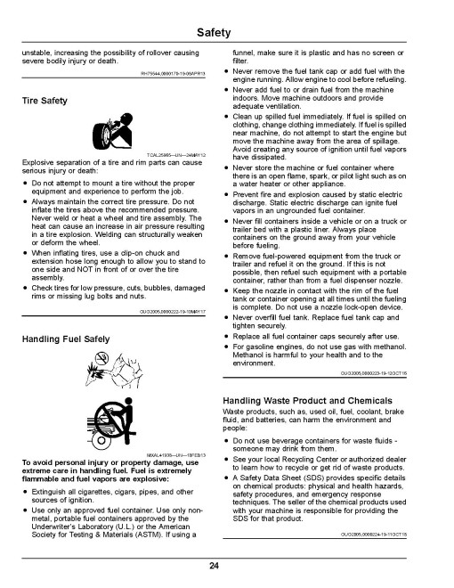 John Deere XUV560E and XUV560E S4 Gator Utility Vehicles (SN: 030001 - 040000) (North America) Operators Manual (OMUC22016)