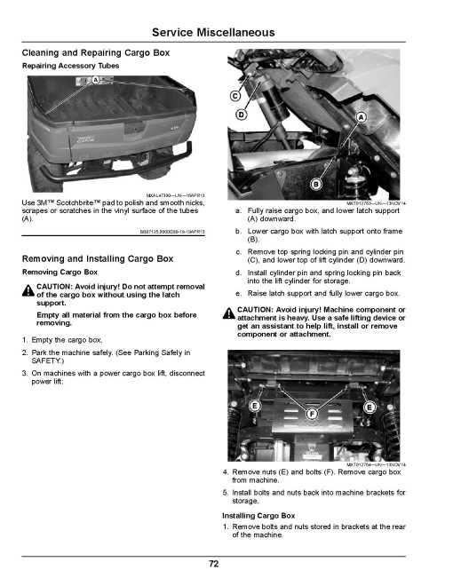 John Deere XUV560E and XUV560E S4 Gator Utility Vehicles (SN: 030001 - 040000) (North America) Operators Manual (OMUC22016)