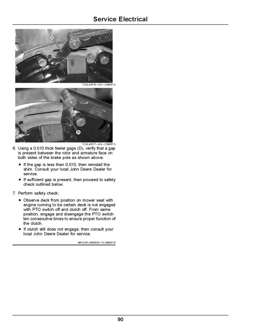 John Deere ZTrak Pro Z915E, Z920M, Z930M/R, Z945M, Z950M/R, Z955M/R, Z960M, Z970R Mowers (North America) Operators Manual (OMUC22307E)