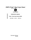 John Deere ZTrak Z997R (SN: 060001-070000) Max-Frame Mowers (Export Edition) set of Operators Manuals (OMUC22368+OMUC16698)
