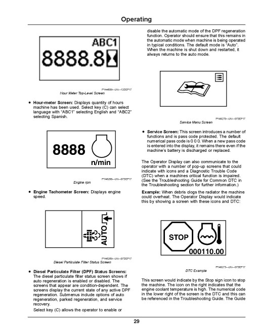 John Deere ZTrak Z997R (SN: 070001-080000) Max-Frame Mowers (North America) Operators Manual (OMUC22394E)