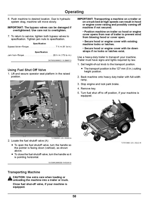 John Deere ZTrak Z997R (SN: 070001-080000) Max-Frame Mowers (North America) Operators Manual (OMUC22394E)