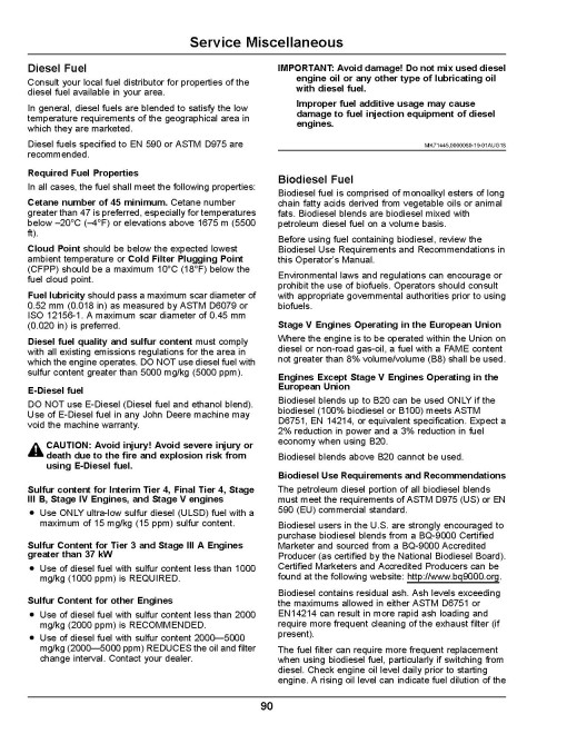 John Deere XUV865E, XUV865M and XUV865R Gator Utility Vehicles (SN:030001-040000) (North America) Operators Manual (OMUC22937)