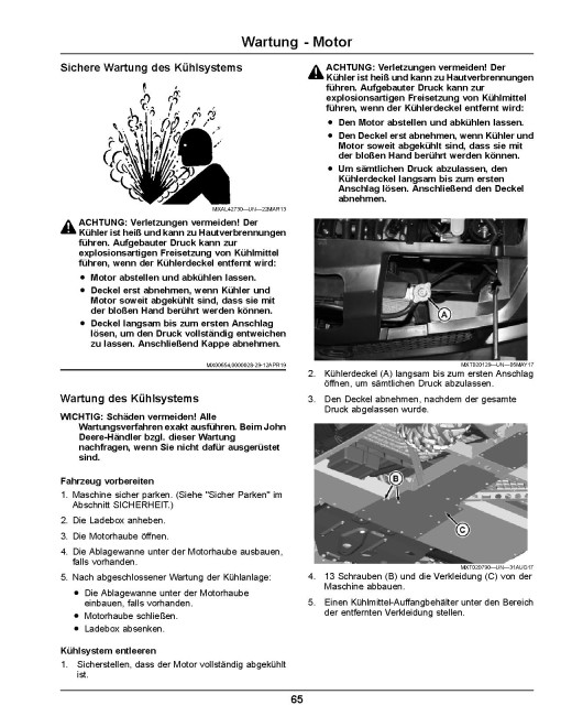 John Deere XUV865M Gator Utility Vehicles (SN: 030001 - 040000) (Export Edition) Operators Manual