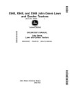 John Deere X940, X948 and X949 (SN: 070001-080000) Lawn Tractors (Export Edition) Operators Manual (OMUC23327)