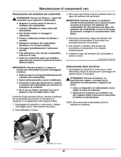 John Deere X940, X948 and X949 (SN: 070001-080000) Lawn Tractors (Export Edition) Operators Manual (OMUC23327)