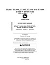 John Deere ZTrak Z720E, Z730M, Z735E, Z735M, Z740R (SN:020001-030000) Zero-Turn Mowers (North America) Operators Manual (OMUC23425)