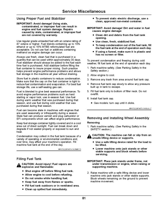 John Deere XUV825E and XUV825M Gator Utility Vehicles (SN: from 030001) (North America) Operators Manual (OMUC23877)