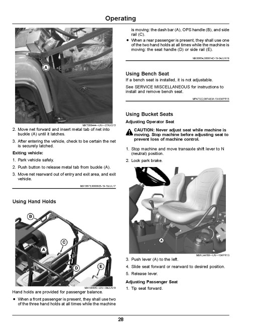 John Deere XUV855M S4 Gator Utility Vehicles (SN: 030001 - 040000) (North America) Operators Manual (OMUC23890)