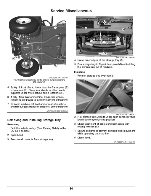 John Deere XUV825E and XUV825M Gator Utility Vehicles (SN: from 030001) (California Edition) Operators Manual (OMUC23891)