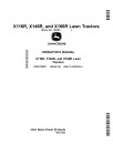 John Deere X116R, X146R and X166R (SN: 150001-) Lawn Tractors (Export Edition) Operators Manual (OMUC23971)