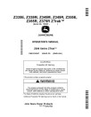 John Deere ZTrak Z335E,Z335M,Z345M,Z345R, Z355E, Z355R, Z375R (SN:150001-160000) Zero-Turn Mowers (N.America) Operators Manual (OMUC24247)