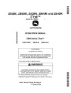 John Deere ZTrak Z525E, Z535M, Z535R, Z540M, Z540R (SN.from 150001) Zero-Turn Mowers (North America) Operators Manual (OMUC24251)