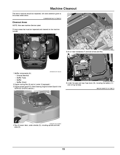 John Deere ZTrak Z525E, Z535M, Z535R, Z540M, Z540R (SN.from 150001) Zero-Turn Mowers (North America) Operators Manual (OMUC24251)