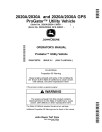 John Deere ProGator 2020A,2030A (SN:130001-); 2020A GPS,2030A GPS (SN:040001-) Utility Vehicles (N.America) Operators Manual (OMUC25736)