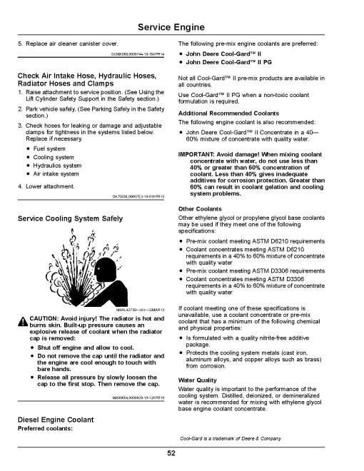 John Deere ProGator 2020A,2030A (SN:130001-); 2020A GPS,2030A GPS (SN:040001-) Utility Vehicles (N.America) Operators Manual (OMUC25736)