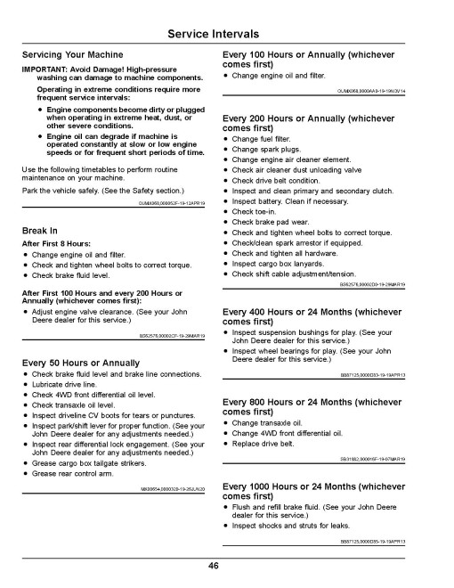 John Deere XUV560E and XUV560E S4 Gator Utility Vehicles (SN: 040001 - 050000) (North America) Operators Manual (OMUC25928)