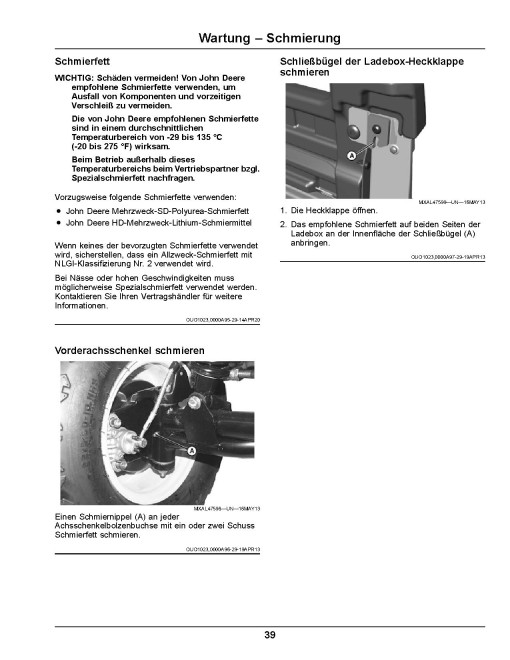 John Deere TX Gator Utility Vehicles (SN: 160001 - 200000) (Export Edition) Operators Manual (OMUC26002)