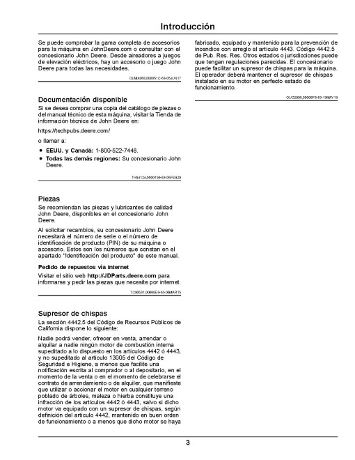 John Deere ZTrak Z720E, Z730M, Z735E, Z735M, Z740R (SN: 030001-060000) Zero-Turn Mowers (North America) Operators Manual (OMUC26138)