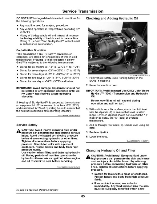 John Deere PrecisionCut 6080A,6500A,6700A(SN:020001-030000); 6080A,6500A E-Cut Hybrid Fairway Mower, N.A. Operators Manual (OMUC26211)