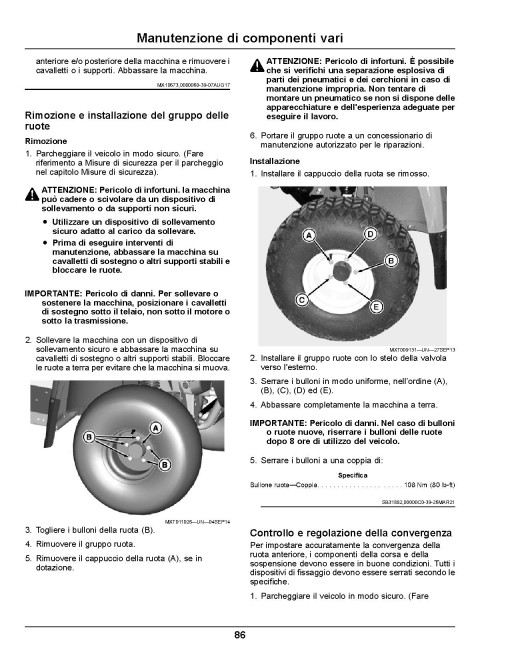 John Deere HPX815E Gator Utility Vehicles (SN: 040001 - 050000) (Export Edition) Operators Manual (OMUC26654)