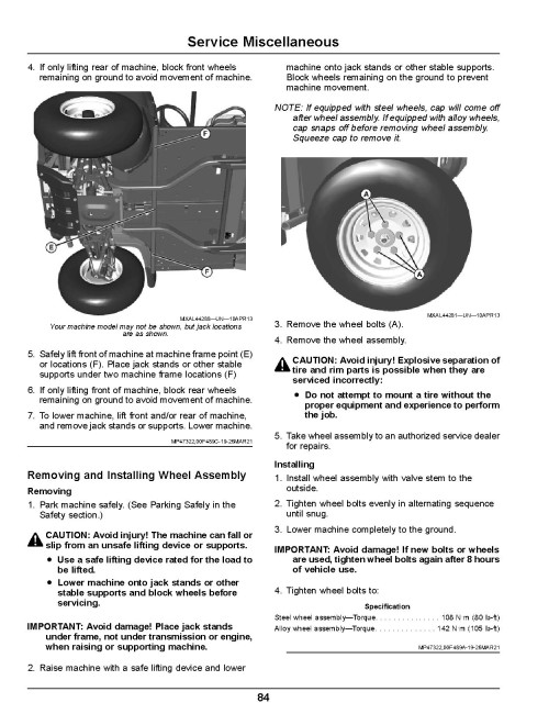 John Deere XUV855M S4 Gator Utility Vehicles (SN: 040001 - 050000) (North America) Operators Manual (OMUC26681)