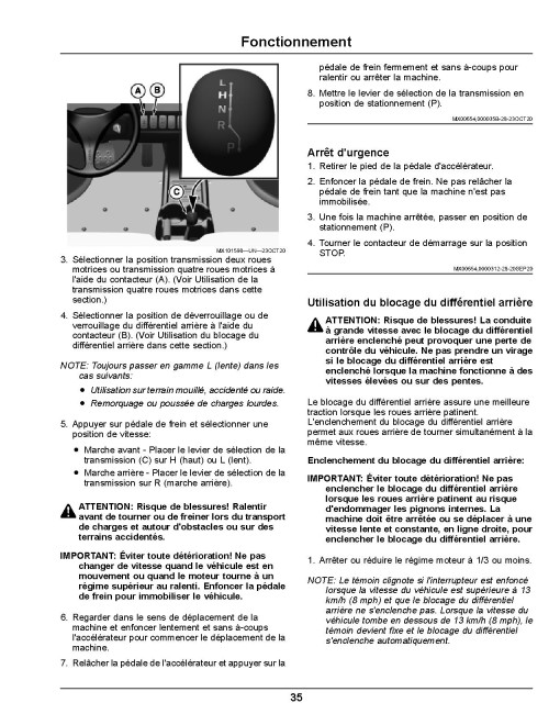 John Deere XUV855M S4 Gator Utility Vehicles (SN: 040001 - 050000) (Export Edition) Operators Manual (OMUC26711)