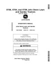 John Deere X750, X754 and X758 (SN: 090001-100000) Lawn Tractors (North America) Operators Manual (OMUC26854)