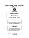 John Deere ZTrak Z515E, Z530M, Z530R and Z545R Zero-Turn Mowers (North America) Operators Manual (OMUC28763)