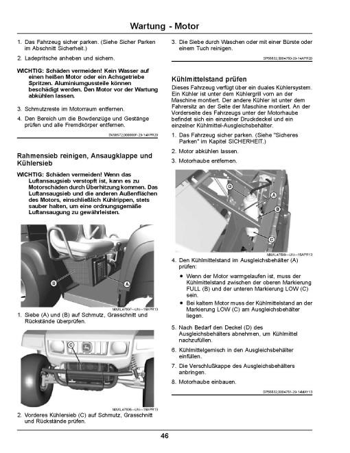 John Deere TH 6x4 Diesel Gator Utility Vehicles (SN: 160001 - 170000) (Export Edition) Operators Manual (OMUC28822)