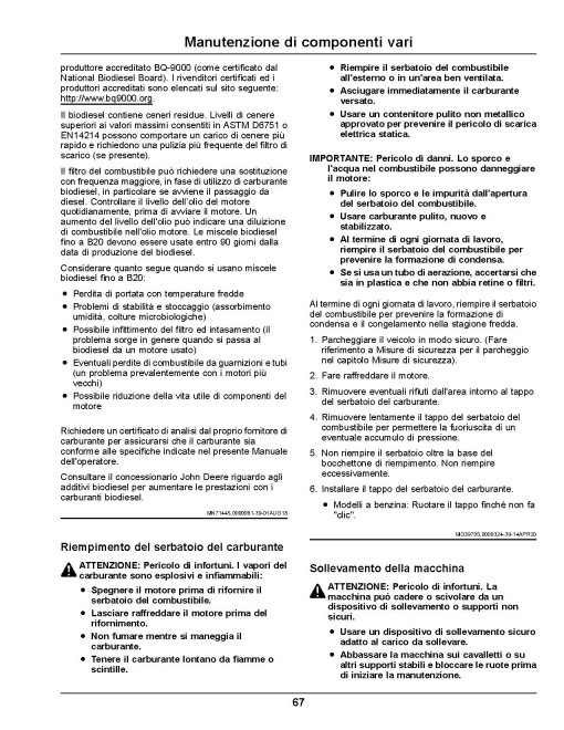 John Deere TH 6x4 Diesel Gator Utility Vehicles (SN: 160001 - 170000) (Export Edition) Operators Manual (OMUC28822)