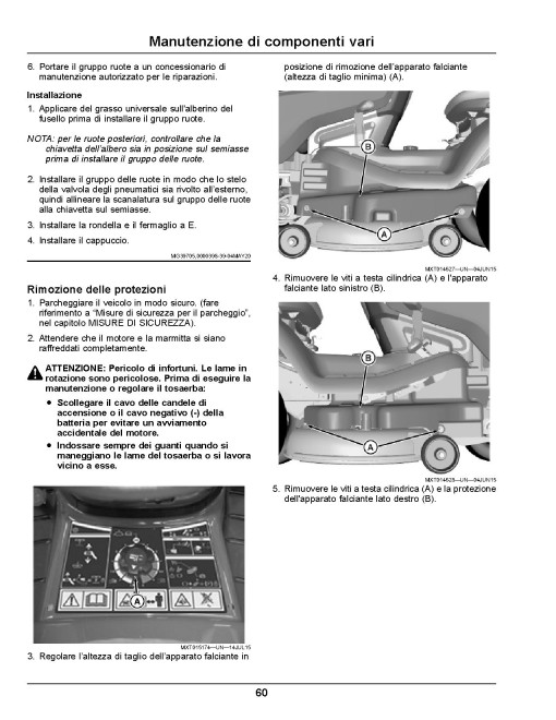 John Deere Select Series X350R (SN: 110001-130000) Lawn Tractors (Export Edition) Operators Manual (OMUC28980)