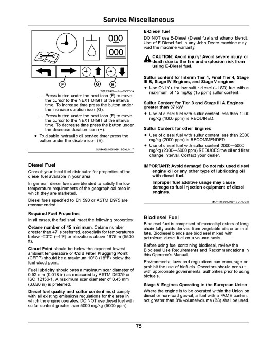 John Deere TerrainCut 9009A Rough Mowers (SN: 070001 - 090000) (Europe) Operators Manual (OMUC29610)