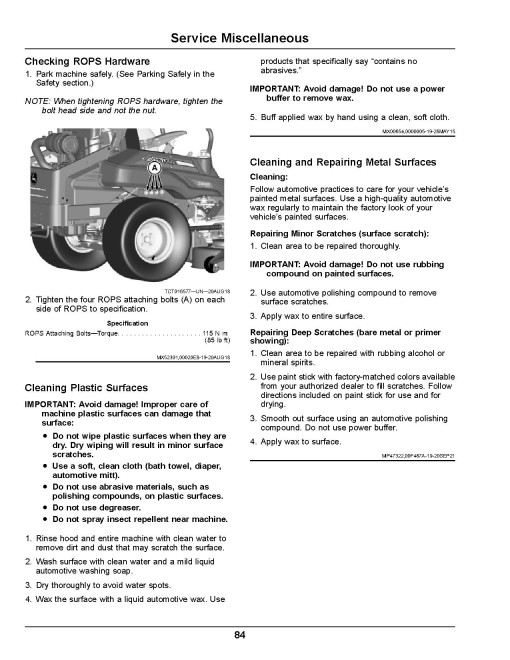 John Deere ZTrak Pro Z994R (SN: 040001-090000) Zero-Turn Diesel Mowers (Export Edition) Operators Manual (OMUC30101)