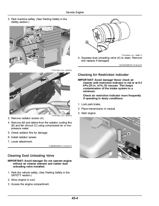 John Deere ProGator 2030A (SN:140001-200000), 2030A GPS (SN:050001-110000) Utility Vehicles (Europe) Operators Manual (OMUC30210)