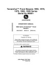 John Deere 1550, 1570, 1575, 1580 and 1585 TerrainCut Front Mowers (SN:080001-100000) (N.America) Operators Manual (OMUC30513E)