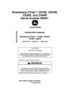 John Deere ZTrak Z515E, Z530M, Z530R, Z545R (SN:060001-100000) Zero-Turn Mowers (North America) Operators Manual (OMUC31105)