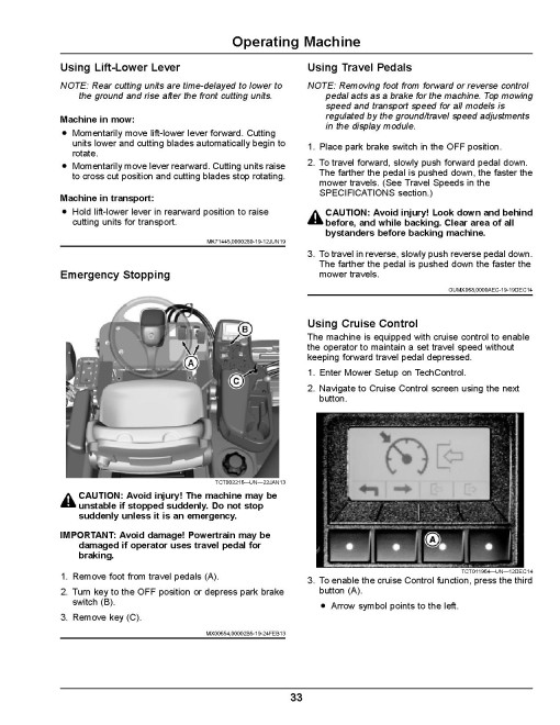 John Deere PrecisionCut 6080A,6500A,6700A(SN:050001-060000); 6080A,6500A ECut Hybrid Fairway Mowers, N.A. Operators Manual (OMUC31863E)