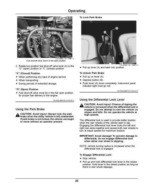 John Deere ProGator 2020A,2030A (SN:160001-); 2020A GPS,2030A GPS (SN:070001-) Utility Vehicles (N.America) Operators Manual (OMUC32657E)