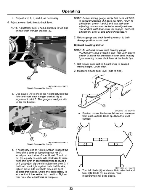 John Deere Select Series X584 and X590 (SN: 180001-210000) Lawn Tractors (Export Edition) Operators Manual (OMUC32884E)