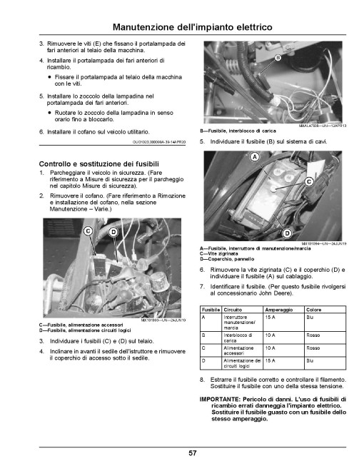 John Deere TE Electric Gator Utility Vehicles (SN: 180001 - 200000) (Export Edition) Operators Manual (OMUC33433)
