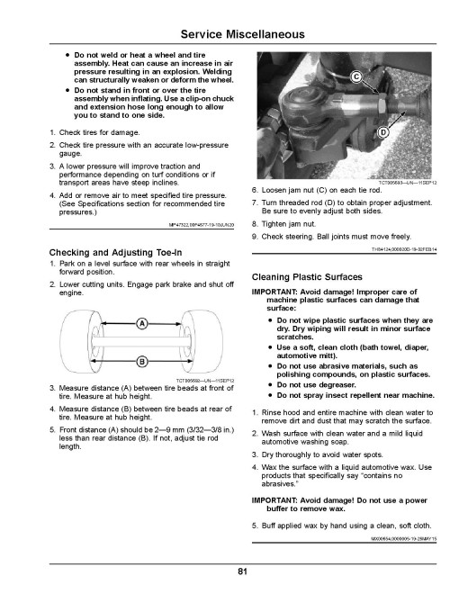 John Deere TerrainCut 9009A Rough Mowers (SN: 090001 - 100000) (North America) Operators Manual (OMUC33795E)