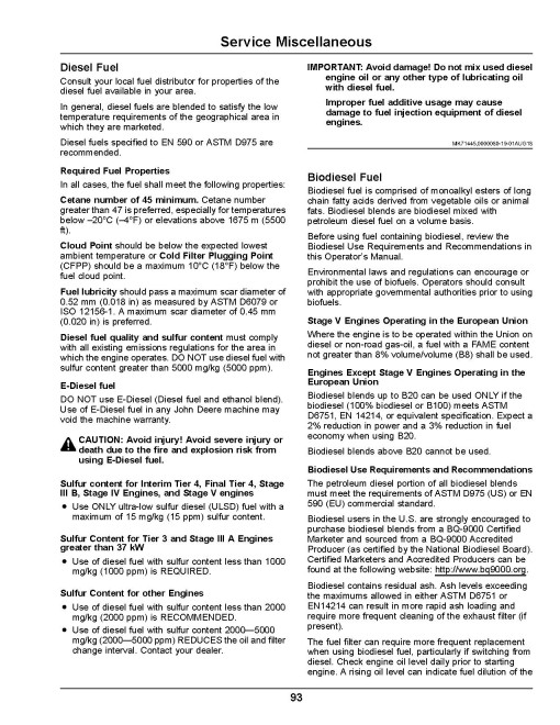 John Deere XUV865E, XUV865M and XUV865R Gator Utility Vehicles (SN:060001-070000) (North America) Operators Manual (OMUC36830)