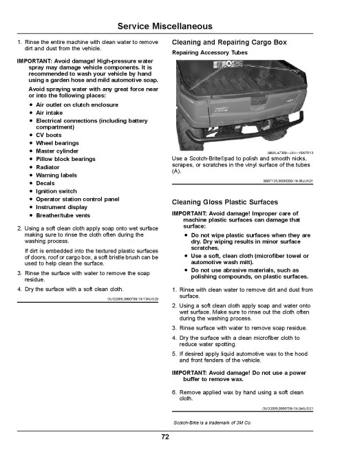 John Deere XUV560E and XUV560E S4 Gator Utility Vehicles (SN:050001-080000) (North America,Export) Operators Manual (OMUC36882)