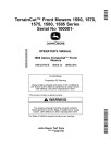 John Deere 1550, 1570, 1575, 1580 and 1585 TerrainCut Front Mowers (SN:100001-130000) (N.America) Operators Manual (OMUC37521E)