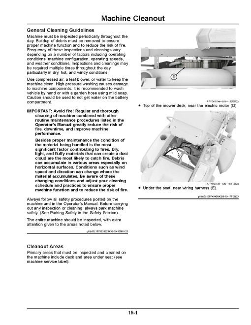 John Deere ZTrak Z370R and Z380R (SN: 050001-090000) Electric Zero-Turn Mowers (North America) Operators Manual (OMUC38862)