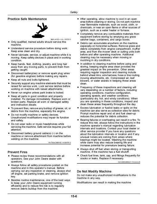 John Deere TH 6x4 Gas Gator Utility Vehicles (SN: 200001 - 210000) (North America) Operators Manual (OMUC39399)