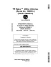 John Deere TE Electric Gator Utility Vehicles (SN: from 200001) (North America) Operators Manual (OMUC39405)